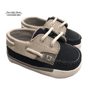 NEW Baby Deer Sz 2 Infant Soft Sole Boat Shoes